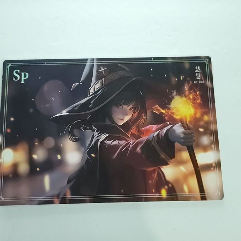 Megumin Gods Blessing Waifu Card Phantom 8" x 5.5" Art Print Sp-020 A5 Size